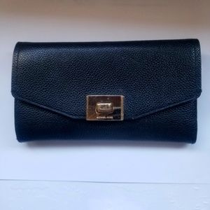 Michael Kors Leather Black Wallet